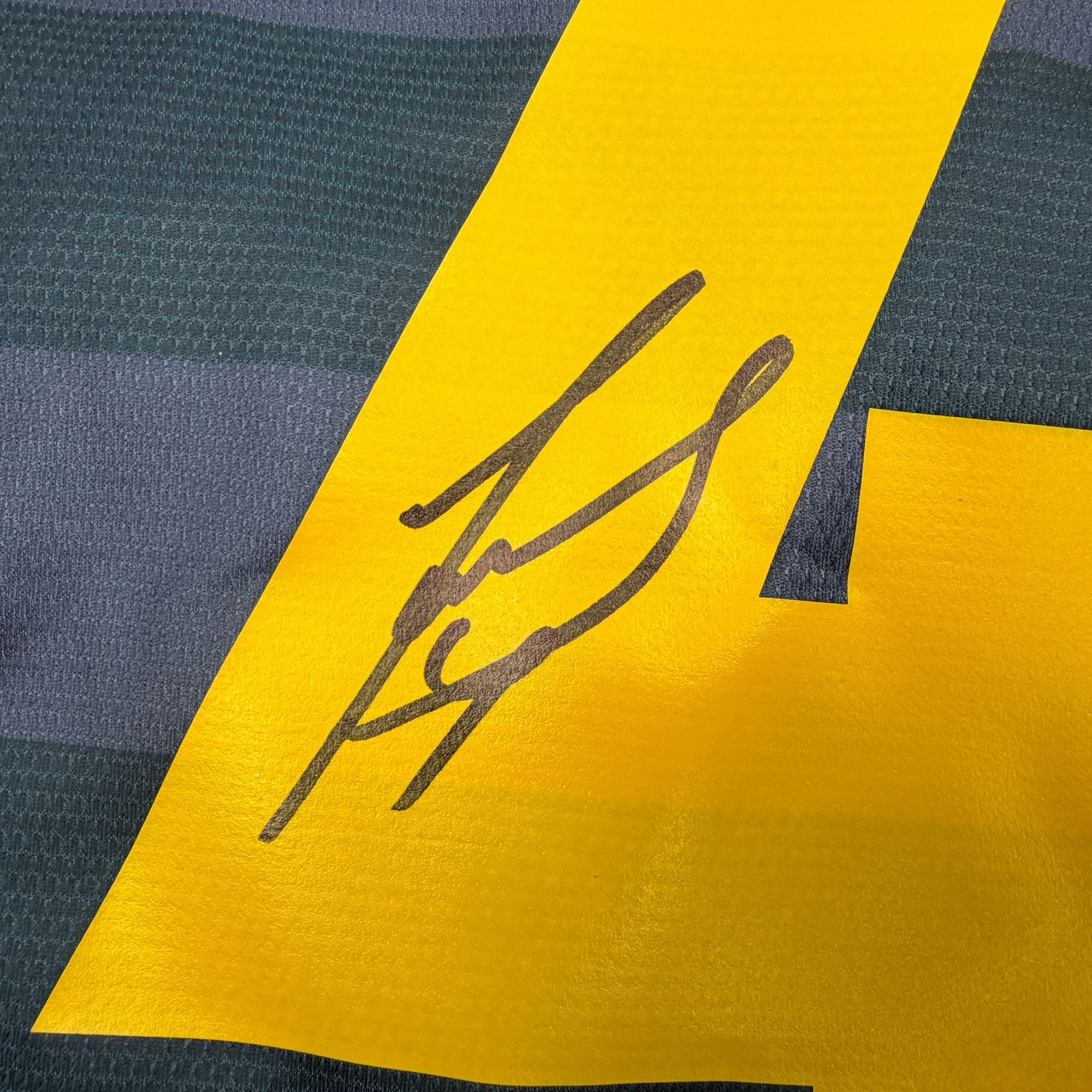 Autographed/Signed Javier Zanetti Inter Milan Navy Blue Soccer Futbol Jersey Beckett BAS COA