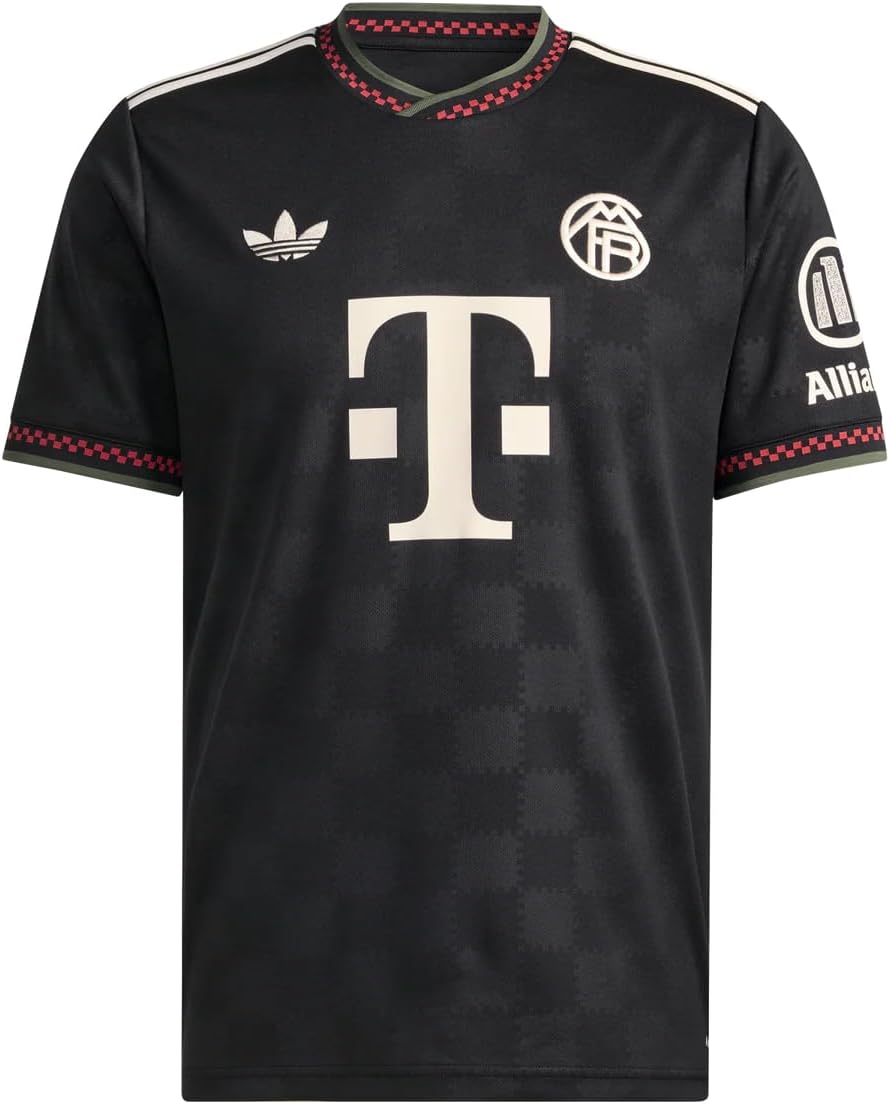 adidas Bayern Munich Third Jersey 25/26 (Black/Olive Green)