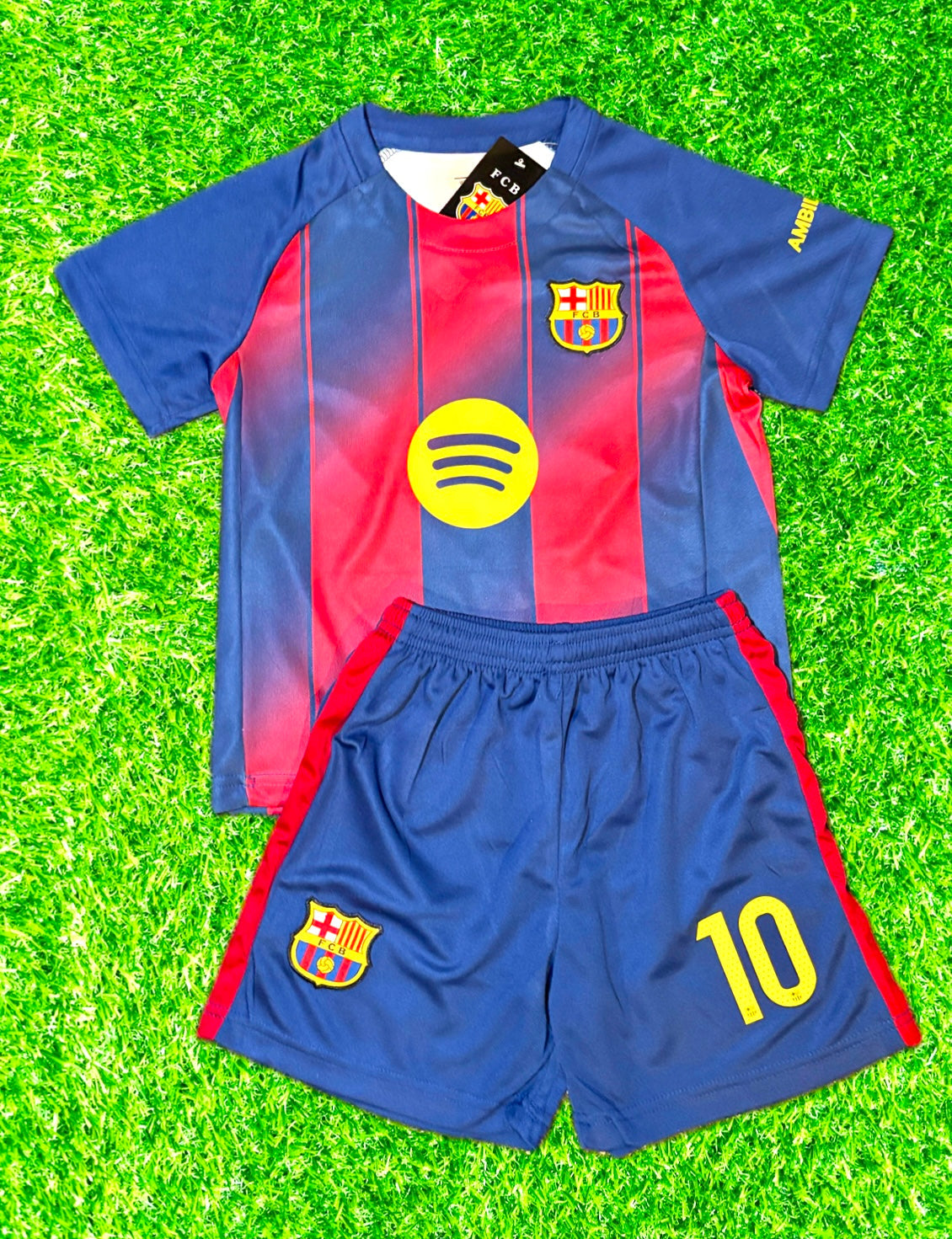 Lamine Yamal Barcelona Soccer Jersey Kids Toddler & Youth Sizes