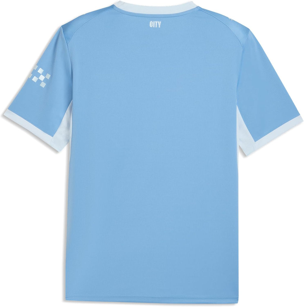 PUMA Men's Manchester City 2026/27 Home Jersey - Blue | Official replica soccer jersey;short sleeves; regular fit; dryCELL moisture-wicking; breathable fabric
