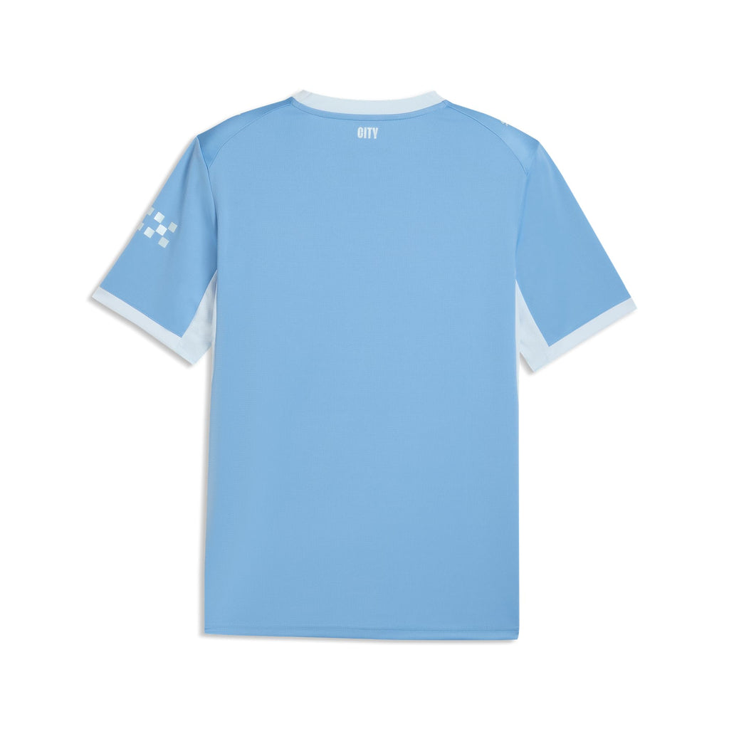 PUMA Men's Manchester City 2026/27 Home Jersey - Blue | Official replica soccer jersey;short sleeves; regular fit; dryCELL moisture-wicking; breathable fabric