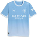 PUMA Men's Manchester City 2026/27 Home Jersey - Blue | Official replica soccer jersey;short sleeves; regular fit; dryCELL moisture-wicking; breathable fabric