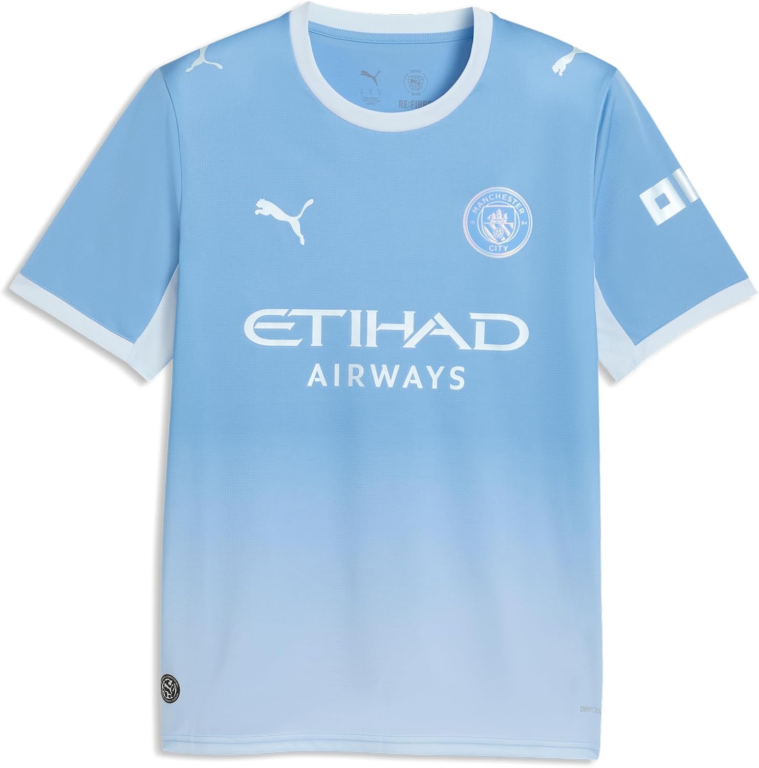 PUMA Men's Manchester City 2026/27 Home Jersey - Blue | Official replica soccer jersey;short sleeves; regular fit; dryCELL moisture-wicking; breathable fabric