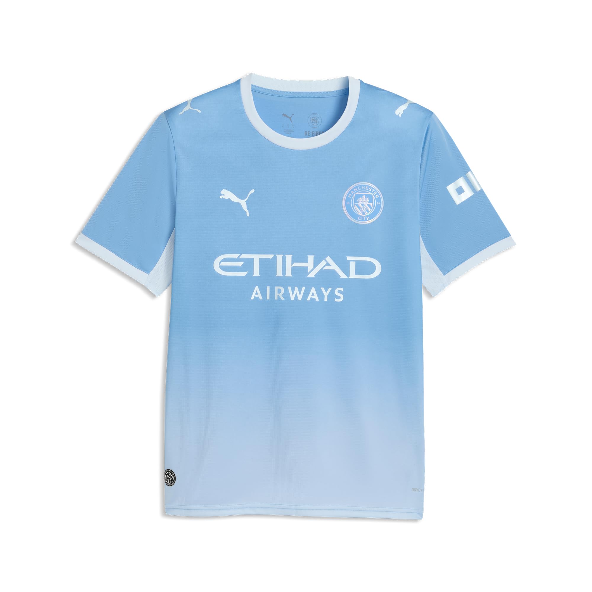 PUMA Men's Manchester City 2026/27 Home Jersey - Blue | Official replica soccer jersey;short sleeves; regular fit; dryCELL moisture-wicking; breathable fabric