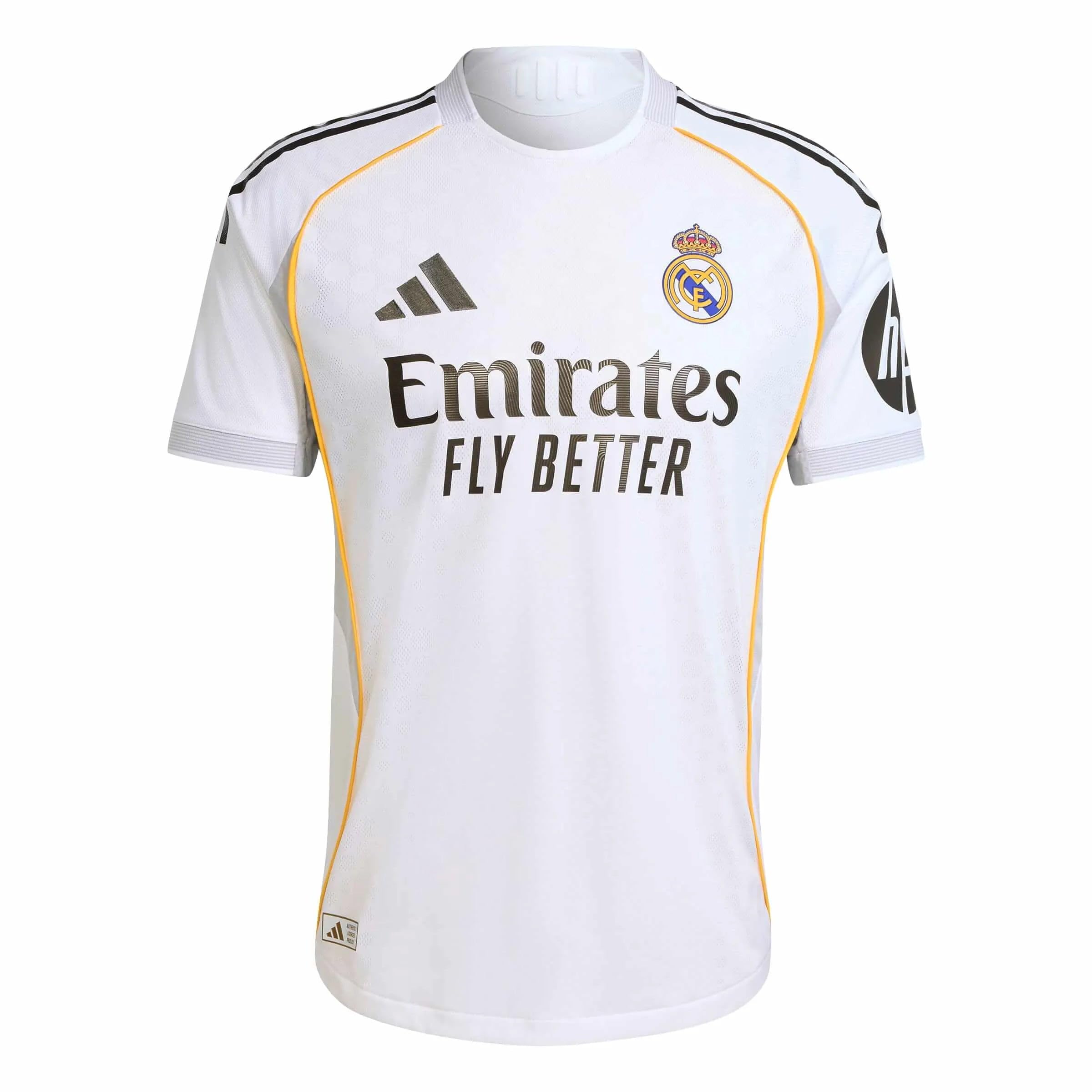 adidas Men's Real Madrid Home Authentic Match Soccer Jersey 25/26
