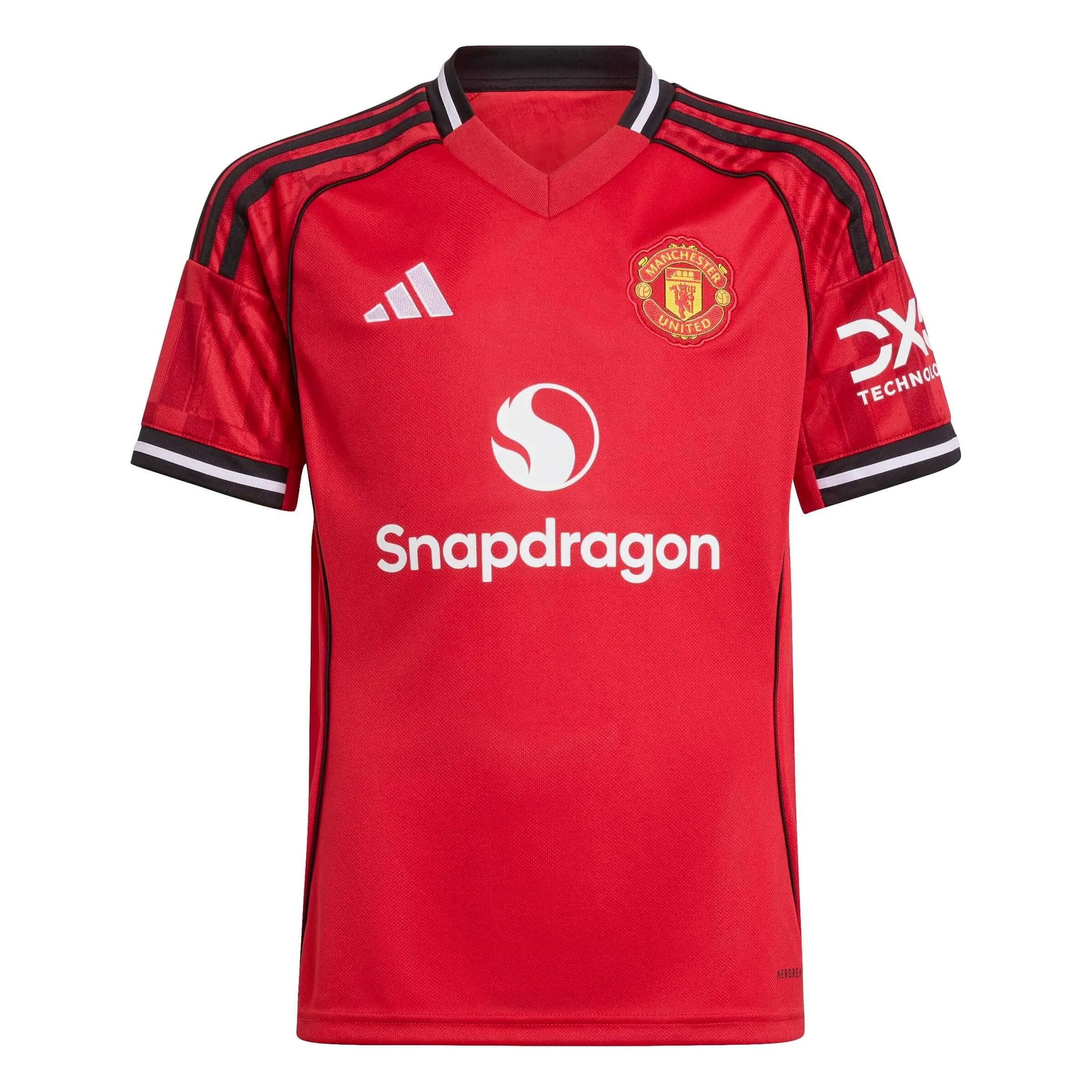 adidas Boys' Manchester United 25/26 Home Jersey