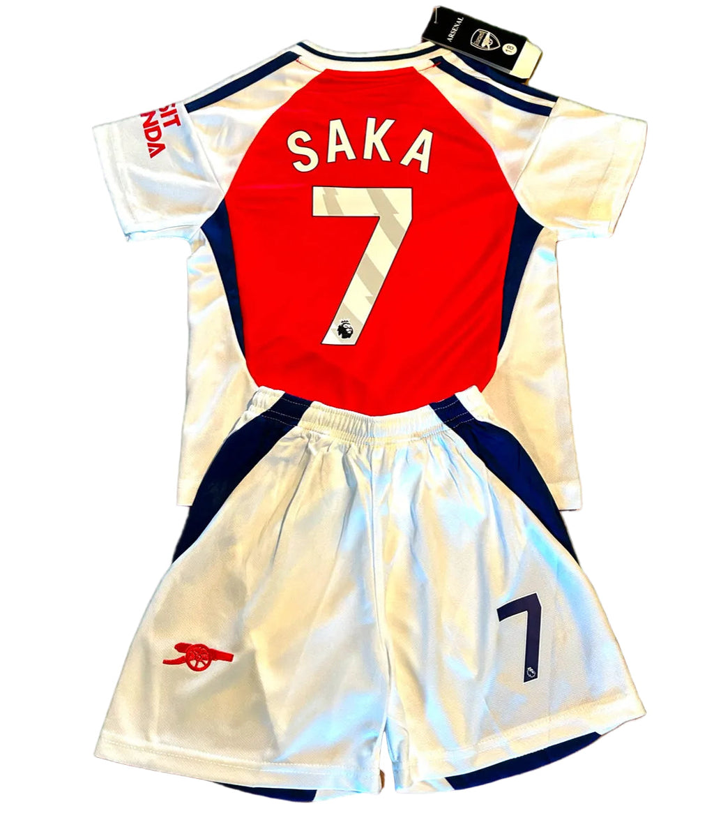 Buyako Saka Arsenal Kids Soccer Jersey Home Kids Youth & Toddler Jersey Kit