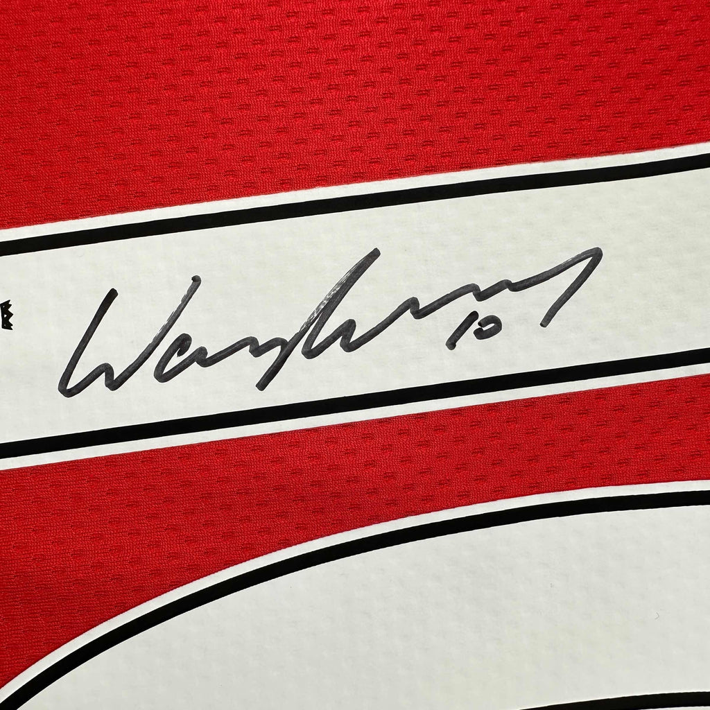 Autographed/Signed Wayne Rooney Manchester United Red 2008 Soccer Jersey Beckett BAS COA