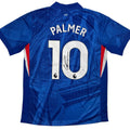 Autographed/Signed Cole Palmer Chelsea FC Blue Soccer Futbol Jersey Beckett BAS COA