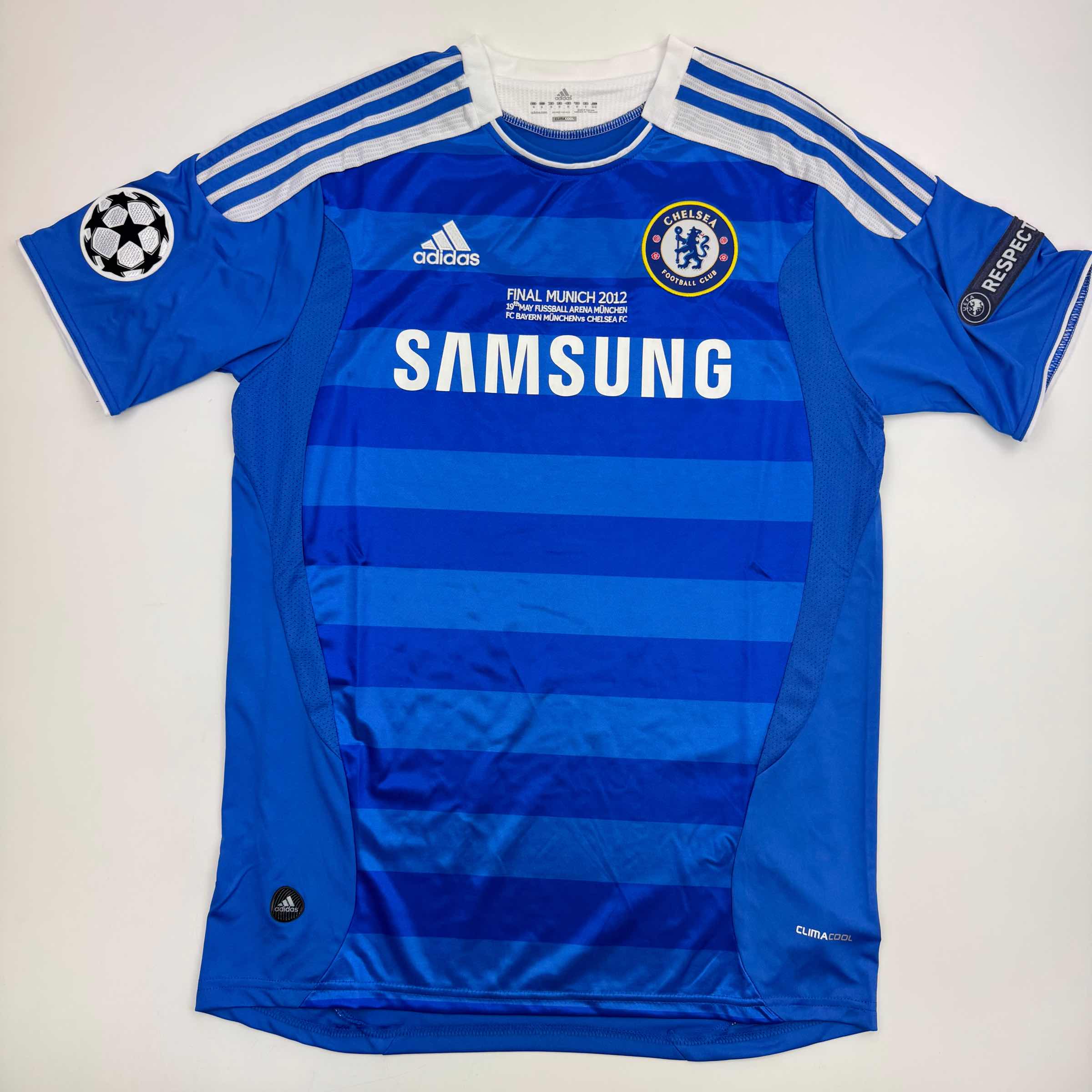 Autographed/Signed Fernando Torres Chelsea FC Blue Soccer Futbol Jersey Beckett BAS COA