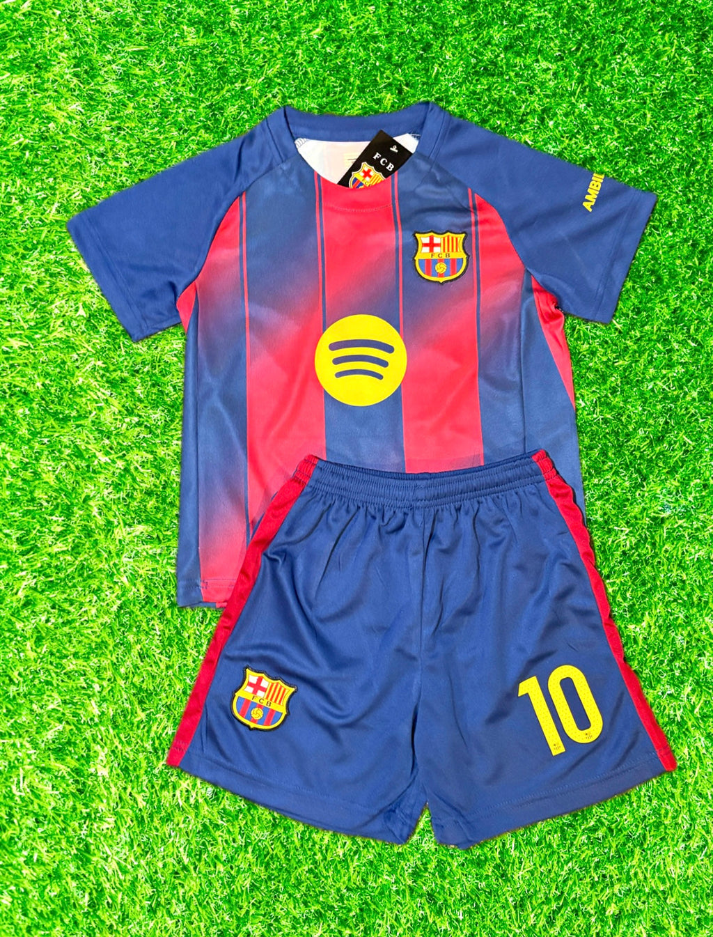 Lamine Yamal Barcelona Soccer Jersey Kids Toddler & Youth Sizes