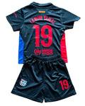 Lamine Yamal Black Barcelona Soccer Jersey Kids Toddler & Youth Sizes