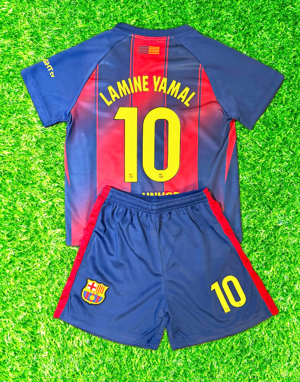 Lamine Yamal Barcelona Soccer Jersey Kids Toddler & Youth Sizes